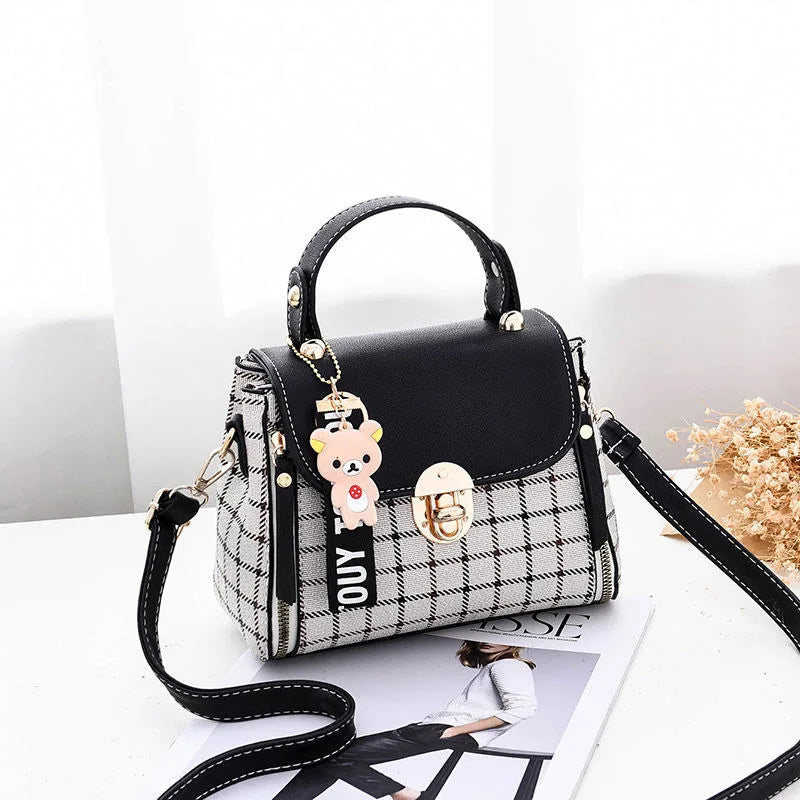 PU Candy Crossbody Bag Women's Shoulder Messenger Bolsa