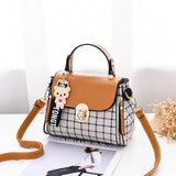 PU Candy Crossbody Bag Women's Shoulder Messenger Bolsa