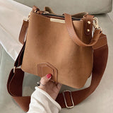 Bucket Bag Ladies Large Capacity Shoulder Bag