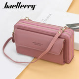 PU Leather Messenger Bag Women Bag Female Purse Top Phone Pocket