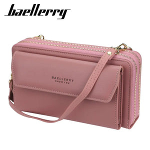 PU Leather Messenger Bag Women Bag Female Purse Top Phone Pocket