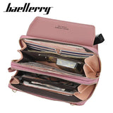 PU Leather Messenger Bag Women Bag Female Purse Top Phone Pocket