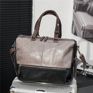 PU Leather Messenger Bags Laptop Briefcase Bag Handbag Mens