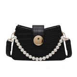 Retro Chains Hasp Shoulder Bag Small Bucket Bag