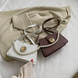 Retro Chains Hasp Shoulder Bag Small Bucket Bag