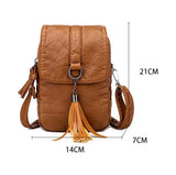 PU Leather Shoulder Bag Casual Handbag Crossbody Bags for Women Phone Pocket