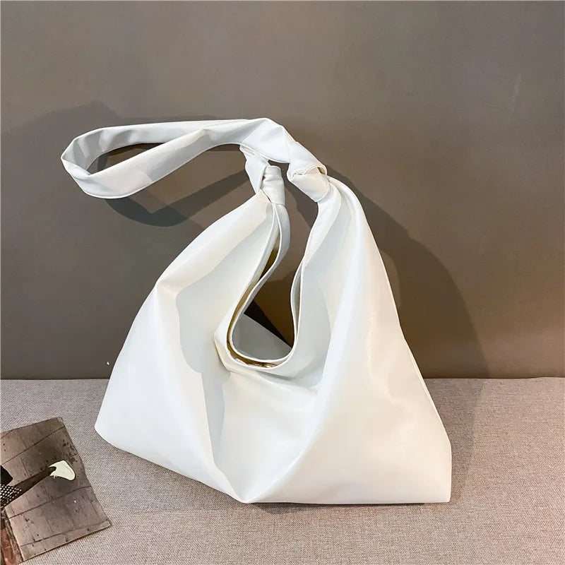 PU Leather Shoulder Bag Women Vintage Handbag Large Capacity Lady Purse
