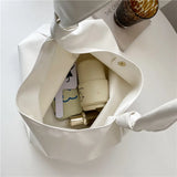 PU Leather Shoulder Bag Women Vintage Handbag Large Capacity Lady Purse