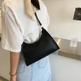 Crocodile Pattern Zip Handbag for Women PU Leather Shoulder Bag