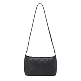Hot Lingge Mini Bags for Girls, PU Leather Underarm Crossbody Shoulder Female Ba