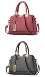 PU Leather Women Shoulder Bag Tree Branches Metal Decor Handbag