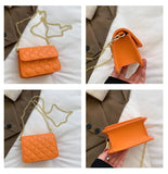 Embroidered Flap Bag Beaded Shoulder Mini Handbag for Women