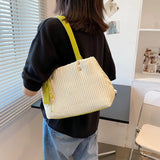 Pleated Style Tote Bag Women Handbag Shoulder Bags