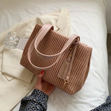Pleated Style Tote Bag Women Handbag Shoulder Bags
