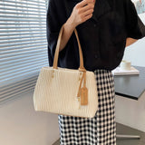 Pleated Style Tote Bag Women Handbag Shoulder Bags