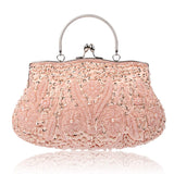 PU Leather Women Casual Clutch Shoulder Bag Tote Sequins Diamond Messenger Bag