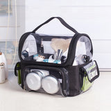 Waterproof PVC Makeup Bag for Women Large Capacity Travel Cosmetic Box