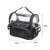 Waterproof PVC Makeup Bag for Women Large Capacity Travel Cosmetic Box