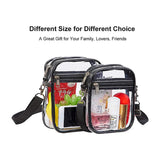 Transparent PVC Shoulder Bag Crossbody Bag