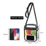 Transparent PVC Shoulder Bag Crossbody Bag