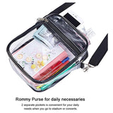 Transparent PVC Shoulder Bag Crossbody Bag