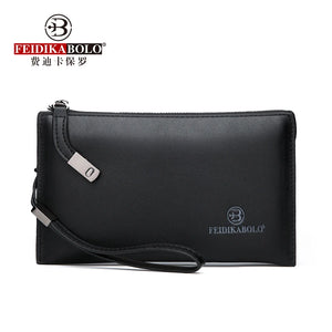 Men's Clutch Bag with Password Lock, Large Capacity Wallet and Phone Holder