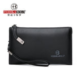 Men's Clutch Bag with Password Lock, Large Capacity Wallet and Phone Holder