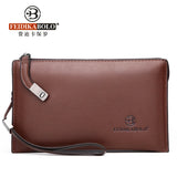 Men's Clutch Bag with Password Lock, Large Capacity Wallet and Phone Holder