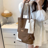 Patchwork Canvas Women Totes Travel Girls Shopping Bag