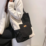 Patchwork Canvas Women Totes Travel Girls Shopping Bag