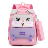 Patchwork Cartoon School Bag for Girls Kids Orthopedic School Backpacks