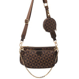 Multi-Color 3-IN-1 Messenger Handbag Crossbody Shoulder Bag