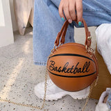 Personality Basketball Hand Bag Chains Handbag Mini Tote