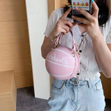Personality Basketball Hand Bag Chains Handbag Mini Tote