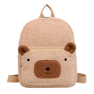 Personalized Embroidery Name Bear Backpack Children Travel Rucksack