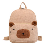 Personalized Embroidery Name Bear Backpack Children Travel Rucksack