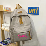 Personalized Name Schoolbag Embroidered High School Students Backpack