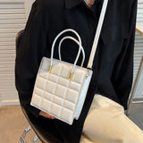 Plaid Handbags Women Shoulder Bag Top-handle Bags Crossbody Tote