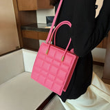 Plaid Handbags Women Shoulder Bag Top-handle Bags Crossbody Tote