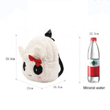 Kids Animal Plush Backpack Baby Princess School Bag Girl Zipper Bookbags
