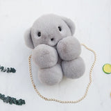 Four Legged Bear Plush Bag for Women