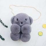 Four Legged Bear Plush Bag for Women