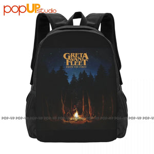 Greta Van Fleet From The Fires Backpack Large Capacity Portable Storage Bag