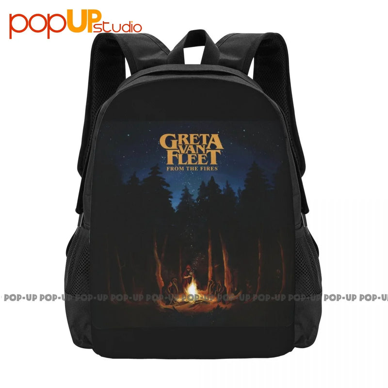 Greta Van Fleet From The Fires Backpack Large Capacity Portable Storage Bag