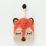 Hand Woven Wool Key Chain Cartoon Dog Key Case