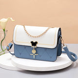 Hot Small Fresh Women's Shoulder Bag Small Square Bag for Girls
