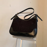 Large Capacity Corduroy Shoulder Bag Women's Handbags