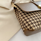 Women's Plaid Crossbody Bag - Shoulder Bag for Women