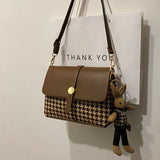 Women's Plaid Crossbody Bag - Shoulder Bag for Women