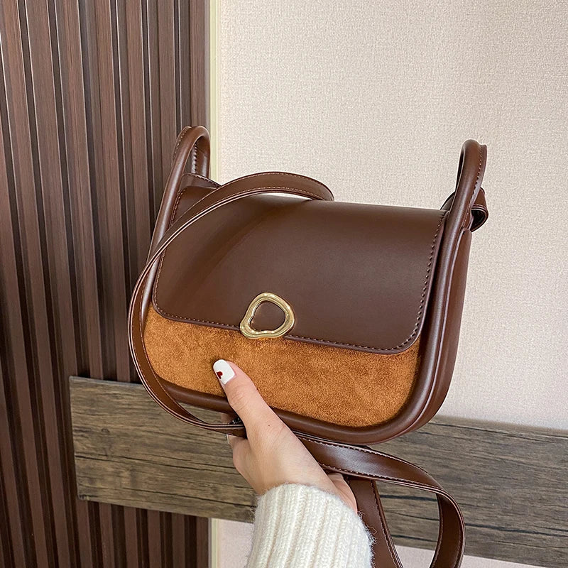 Women Shoulder Bags Contrast Crossbody Bag Ladies Handbags